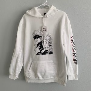 White Anime Sweatshirt